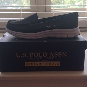 U.S. Polo Assn - Black, Mindie Slip On Flats